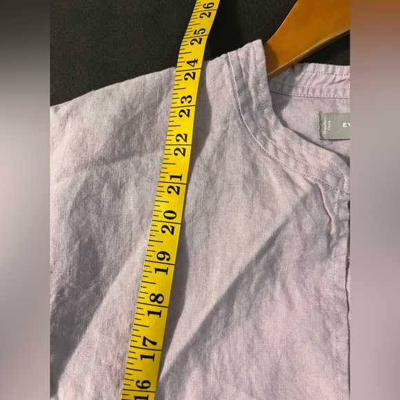 Everlane Women's Light Lilac  Linen Top Boxy size 14 - Picture 8 of 9